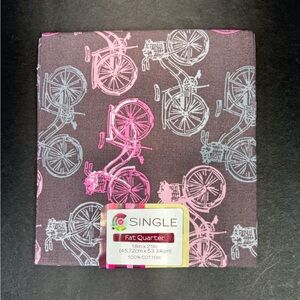 Single Brand Bicycles Bubblegum‎ 100% Cotton Fabric Fat Quarter